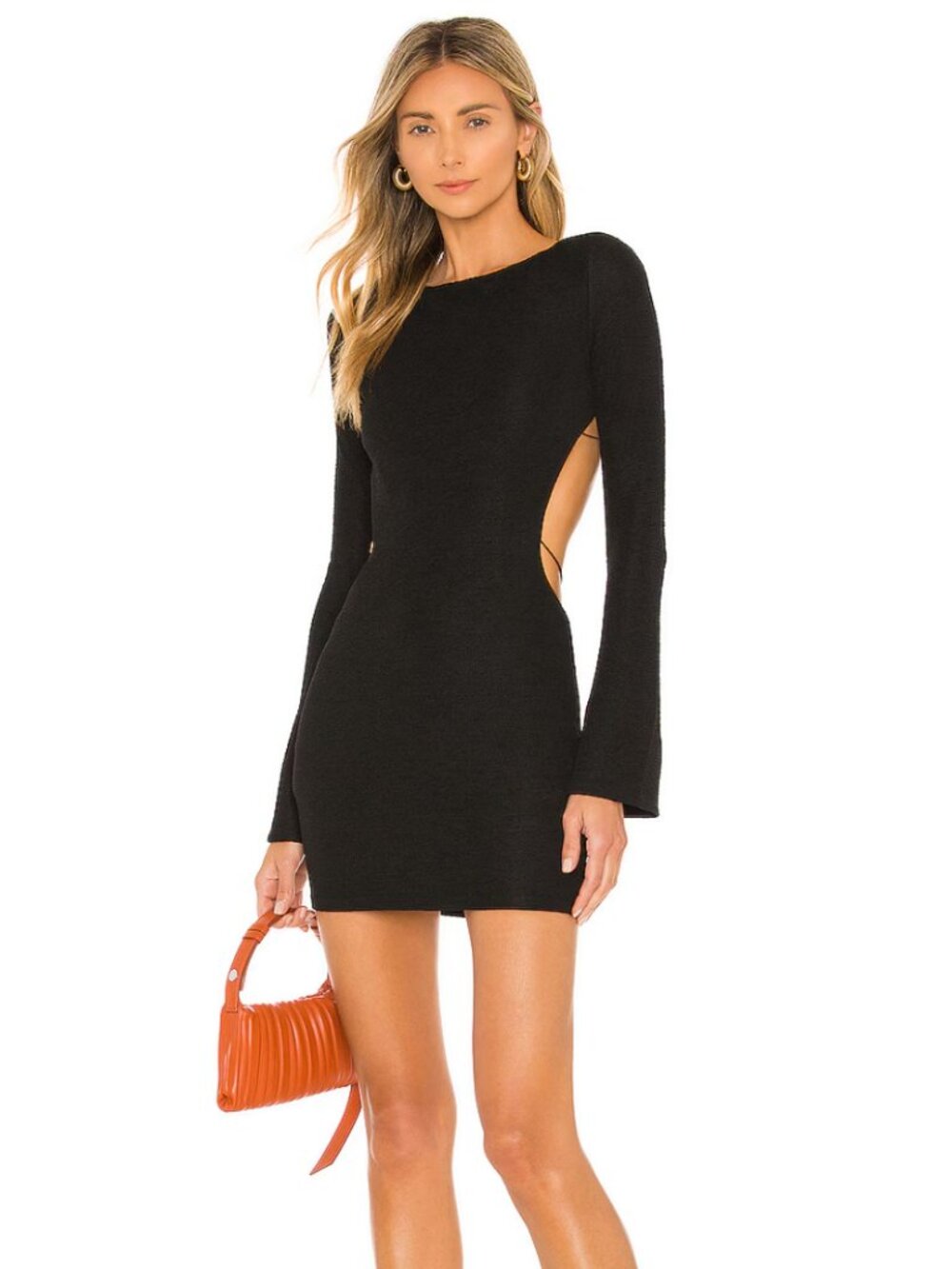 Camila Coelho Like-New | Elena Mini Dress in Black - Picture 2 of 15